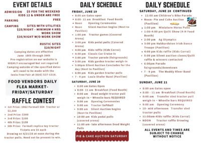 page 2 of 2026 Farm Power Show Brochure - downloadable pdf available in link below gallery